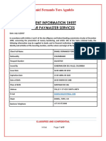 Client Info Sheet