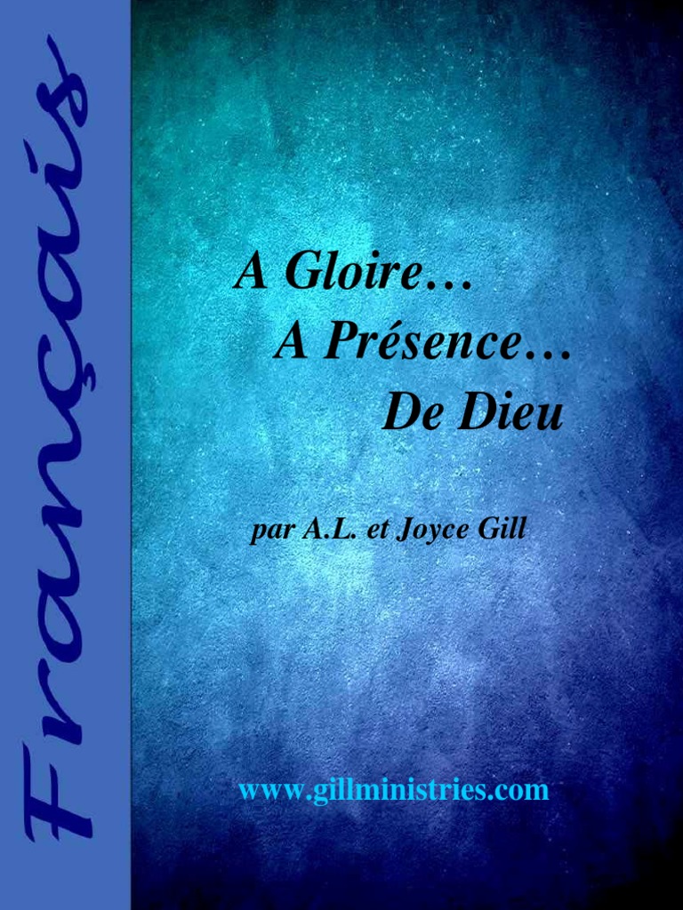 A Gloire… A Présence… De Dieu Moïse Livre de l'Exode