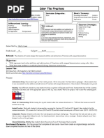 color tile fraction lesson