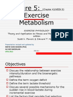 Lecture 5 (Exercise Metabolism)