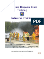 Emergency Response Team Training: Emergency Care Hazardous Materials