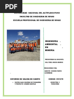 Informde de Salida de Campo de Ambiental 2017