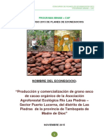 Plan de Econegocio Asociación Agroforestal Ecológica Río Las Piedras - Final