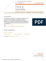 Estadistica e Investigación - Estadígrafo PDF