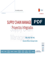SUPPLY CHAIN MANAGEMENT Proyectos Integrales Giovanni Alfonso Huanqui Canto Oxford Group