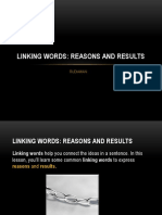 Linking Words: Reasons and Results: Rudiawan
