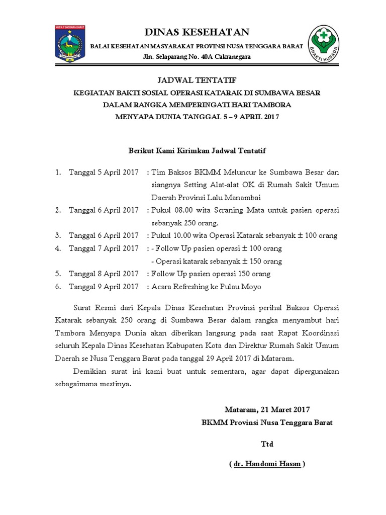 Dinas Kesehatan Dr Handomi
