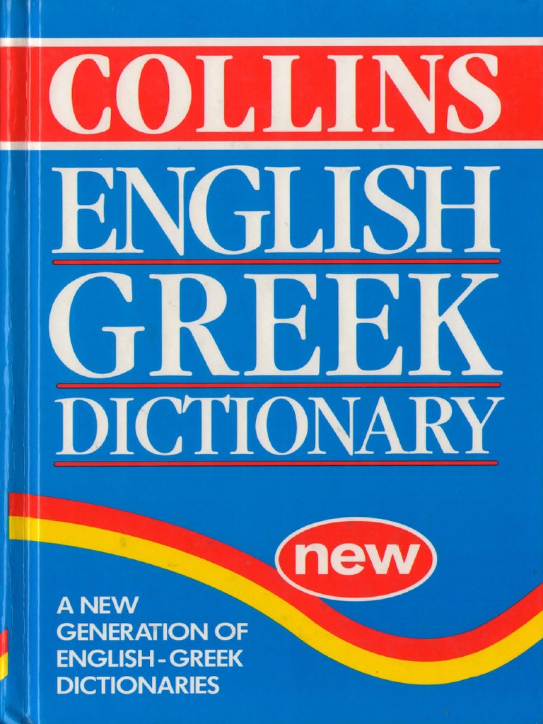 Collins EnglishGreek Dictionary PDF PDF