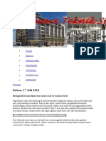 MENGAMBIL KOORDINAT DARI AUTOCAD KE EXCEL