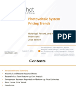 Photovoltaic System Pricing Trends: Historical, Recent, and Near-Term Projections