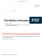 The Politics of Numbers _ Newsline