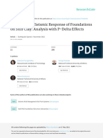 2012-EQSPECTRA - Pushover and Seismic Response of Foundations On Stiff Clay Analysis With P D