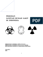 Pedoman Sanitasi Rumah Sakit Di Indonesia DEPKES 2002