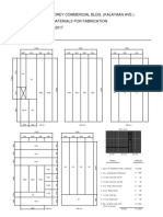 Project: Single Storey Commercial Bldg. (Kalayaan Ave.) Subject: Shelves Materials For Fabrication Date: April / 21 / 2017