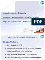 Agenda: Introduction To Robond L Robond L Generation 2 Product Range Keys To Successful Lamination