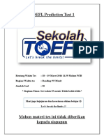 TOEFL Prediction Test 12