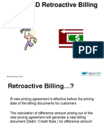 Retro Active Billing