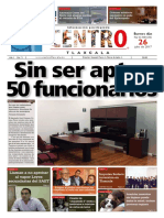 Sin Ser Aptos 50 Funcionarios #CentroTlaxcala