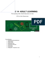 Module 14 Adultlearning