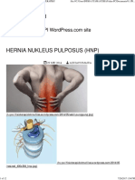Hernia Nuleus Pulposus
