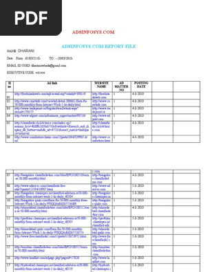 user_ OLX and Vivastreet Ad Listings | PDF | Software Development