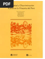 0012.- Ana Cecilia Carrillo S. [Et Al ] - Etnicidad y Discriminacion Racial en La Historia Del Peru