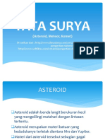Tata Surya: (Asteroid, Meteor, Komet)