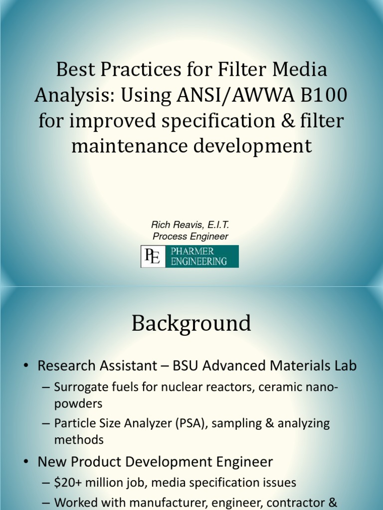 Sieve Analysis Methods and Interpretations_Reavis Particle Size Distribution Calibration