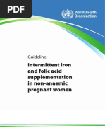 WHO 2012_Guideline Intermittent iron and folic acid supplementation in non-anaemic pregnant women.pdf