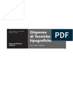 Dispensa Di Tecniche Tipografiche PDF