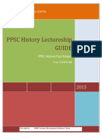 Lecturer History Mcqs Past Paper 2001 To 2015