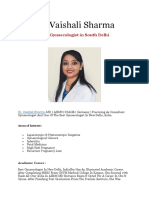 Dr. Vaishali Shamra - Best Gynaecologist in South Delhi