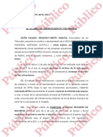 Recurso Reforma Podemos contra archivo subpieza secreta del caso Nicolay