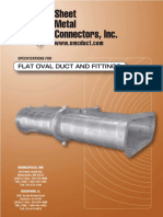 Sheet Metal Connectors, Inc. Flat Oval Spiral Pipe & Fittings Guide