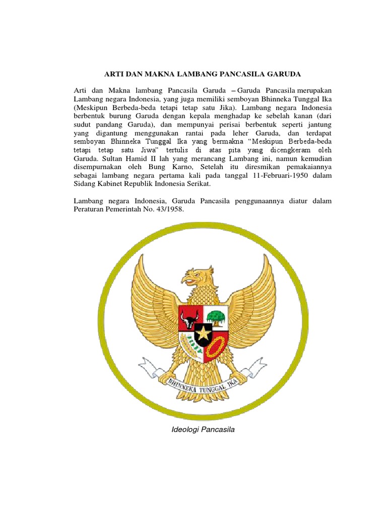 Gambar Burung Garuda Pancasila Untuk Mewarnai Bird Wallpaper