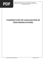 Norma Técnica Para La Construcción de Canalización Telefónica v2