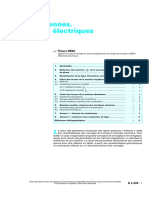 Lignes Aériennes. Paramètres Électriques: Thierry DEBU