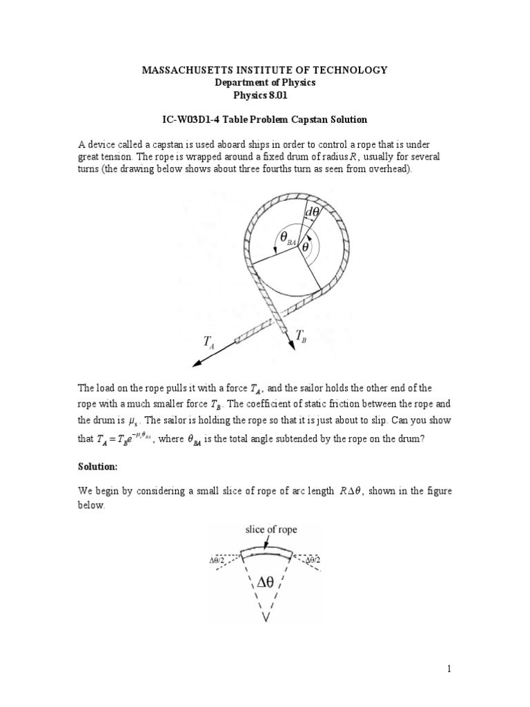 Massachusetts Institute of Technology Department of Physics Physics 8.