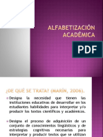 Alfabetización Académica