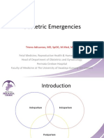 Obstetric Emergencies: Triono Adisuroso, MD, Spog, M.Med, M.Phil