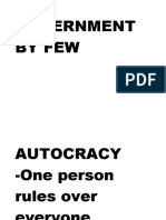Types of Governments: Autocracy, Monarchy, Dictatorship & More