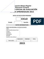 Registro Oficial de Evaluacic3b3n 2015 Primaria1