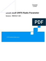 ZXUR UMTS (V4.11.20) Radio Parameter Reference