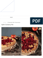 Apfel Cranberry Pie - Puhlskitchen