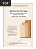 Impact Evaluation of DepEd School Feeding Program