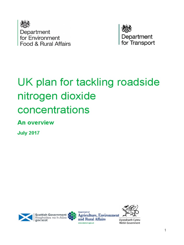 Air Quality Plan Overview | PDF | Air Pollution | Nitrogen Dioxide