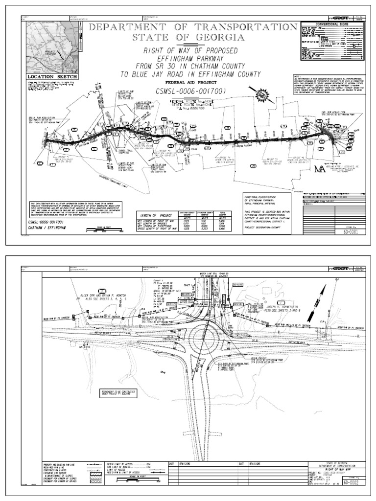 Effingham Parkway Complete Right of Way Plans 20170616 Property Law