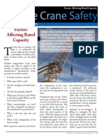 Mobile Crane Safety: Factors Affecting Rated Capacity