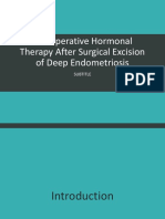 Postoperative Hormonal Therapy After Surgical Excision of Deep