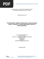 Normative _The Normative Origins of Democracy in the European Union